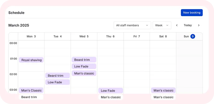 Plan and schedule